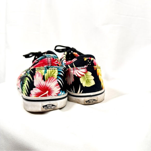 Vans Authentic Canvas Sneakers Tropical Floral Surf Skate Streetwear Women’s 8 - Picture 9 of 13